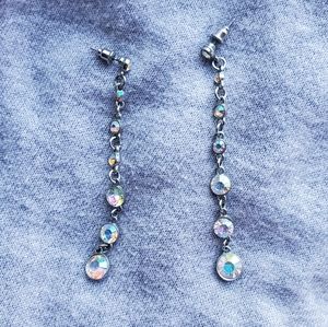 Forever 21 iridescent earrings.